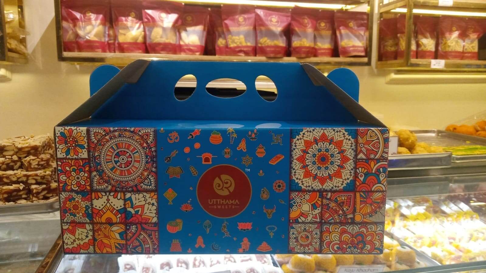 Light Yellow And Pink Printed Bikaner Sweet Box, Size: 12x6inch at Rs  12/box in Gurugram